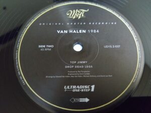 Van Halen 1984 Mobile Fidelity Sound Lab Disc 1_Side Two